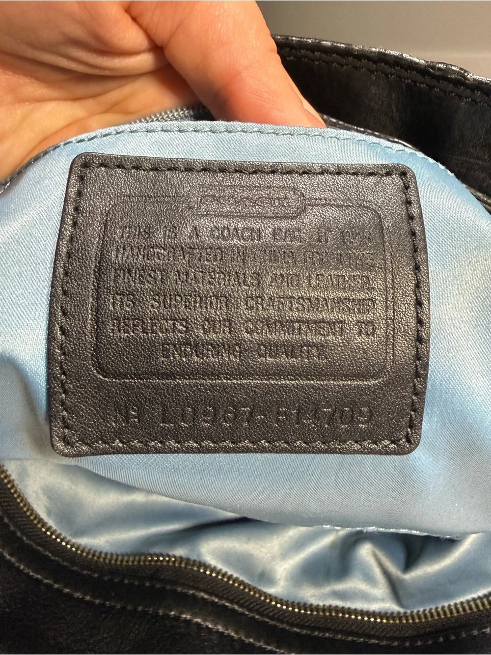 COACH Y2K Gray and Black Signature Canvas Shoulder Bag